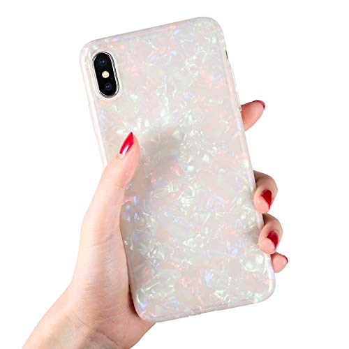ivencase iPhone Xs Max Case, iPhone Xs Max Cover for Girls,Cute Luxury Sparkle Bling Crystal Clear Slim Flexible Bumper Shockproof TPU Soft Rubber Silicone Back Shell Case for iPhone Xs Max Colorful
