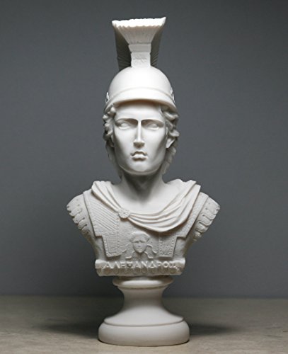Alexander the Great bust Sculpture Alabaster Statue 7.48Î„Î„