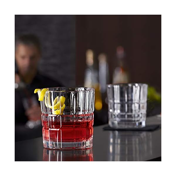Leonardo Spiritii Trink-Gläser, 4er Set, 250 ml, spülmaschinenfeste Wasser-Gläser, Saft-Gläser mit Schliff, stoßfestes Gläser-Set, 022757 – Bild 5