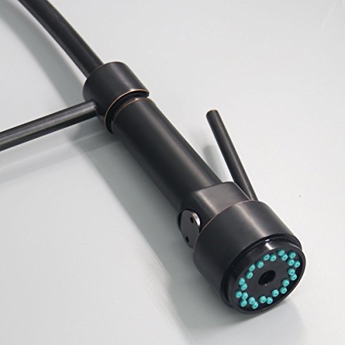 RAINMAX Kitchen sink faucet with Single Handle, Oil Rubbed Bronze, Pre-rinse 2 Mode Sprayer, Heavy-duty, Lavatory, Bathroom, Vanity,Outdoor, Best Commercial, UPC NSF AB1953 Compliant(RAN-A-057) - Thumbnail 6