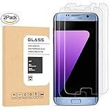 Galaxy S7 Edge Tempered Glass Screen Protector, TEIROO [Half Coverage] [9H Hardness] [Anti-Scratches] [Anti-Fingerprint] [Bubble-Free] Premium HD Screen Protector for Samsung Galaxy S7 Edge (2 Pack)