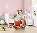labebe - Baby Rocking Horse, Kid Ride On Toy for 1-3 Year Old, Infant (Boy Girl) Plush Animal Rocker, Toddler/Child Stuffed Ride Toy for Outdoor Indoor, Red Bear Rocker Toy,Nursery Child Birthday Gift
