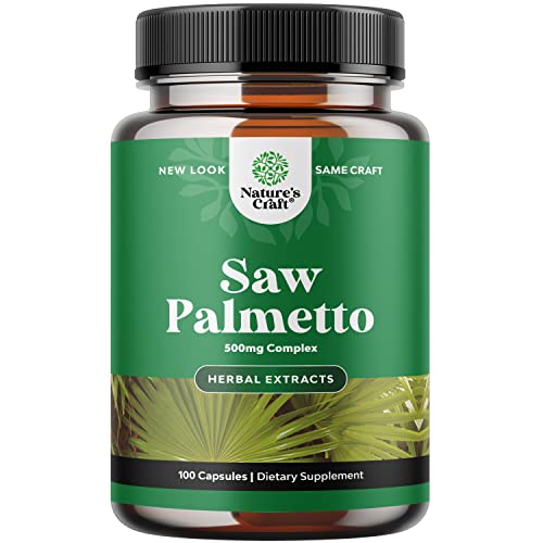 Saw Palmetto 500mg Complex Herbal Extracts 100 Capsules Dietary