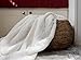 SLPR Ivory Oversized Faux Fur Plush Blanket (58
