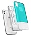 Spigen Classic C1 (10th Anniversary Limited Edition) [Retro] Designed for Apple iPhone X Case (2017) - Bondi Blue