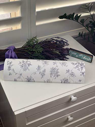 Scentennials Lavender (6 Sheets) Scented Fragrant Shelf & Drawer Liners 16.5" x 22" - Great for Dresser, Kitchen, Bathroom, Vanity & Linen Closet