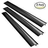 Primode Silicone Stove Kitchen Counter Gap Cover (3 Pack) Seals Gap Between Cabinets, Desks & Large Appliances to Prevent Mess High Quality, Heat-Resistant, Convenient, & Easy to Clean (Black)