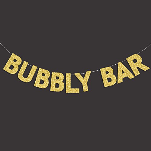 Areena Shop 2017 New Bubbly BAR Banner Wedding Anniversary/Bridal Shower/Engagement Party Decorations Supplies
