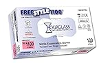 Hourglass HandPRO FreeStyle1100 Nitrile Glove, Exam, Powder Free, 240mm Length, 0.06mm Thick, X-Small (Box of 100)