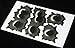 Wendin 20 pcs per Set Car Decals Fake Bullet Holes Funny Car Helmet Stickers Decals Emblem Symbol for Toyota BMW VW Volkswagen Ford Buick Porsche
