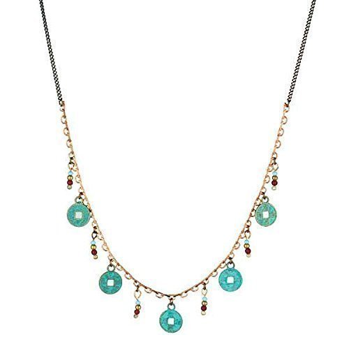 Handmade Green Objects Necklace HS21236