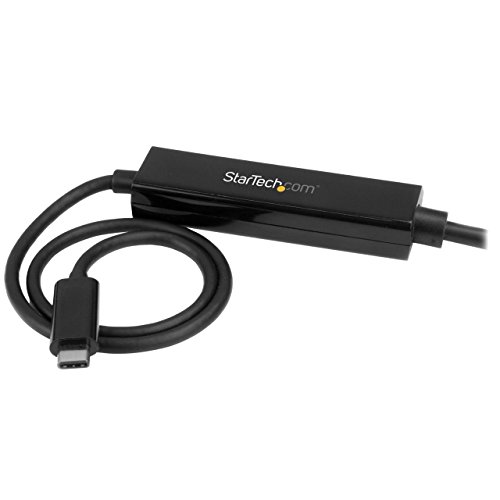 StarTech.com USB-C to DVI Cable - 6 ft / 2m - 1080p - 1920x1200 - USB-C DVI Monitor Cable - USB C Cable - Computer Monitor Cable