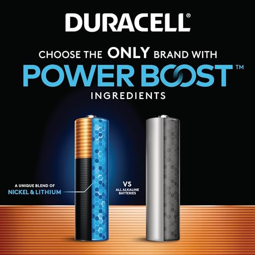 Duracell Coppertop AA Alkaline Batteries with POWER BOOST Ingredients, 28 Count (Pack of 1), Long-Lasting Alkaline, Re-closable for Quick Access and Organized Storage