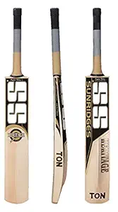 SS Heritage English Willow Cricket Bat (Color May Vary)