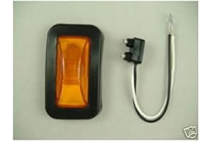 United Pacific Incandescent 2.5" Amber Truck Trailer Clearance Lights/Grommet Mount