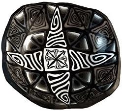 Black Geometric Shapes Bowl