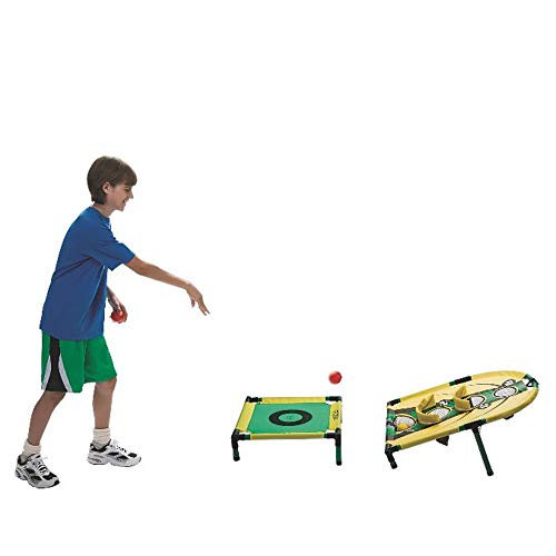 S&S Worldwide Rebound Skii Ball Game. Arcade Style Action in a Portable Game for Kids and Adults. Bounce Balls on Spring Pad into 20