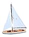 Hampton Nautical It Floats Floating Sailboat, 12