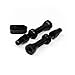 Lightweight Anodized Tubeless Valve Stem Presta - Black (Pair)