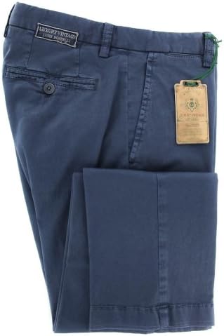 New Navy Blue Solid Pants - Extra Slim - 32/48