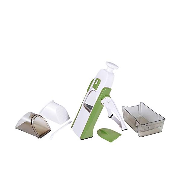 Vegetable-ChoppersONCE-FOR-ALL-Multifunctional-Vegetable-Slicer-with-Stainless-Steel-Blades-Manual-Food-Cutter-for-Chef-and-Household ONCE FOR ALL Mandoline Vegetable Slicer, Manual Kitchen Veg Chopper Stainless Steel Blade for Julienne, Cubes, Fried…