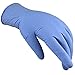Galeton 7736P-L Ntxpand Powdered 6 mil Nitrile Disposable Gloves (Box of 100), Large, Violet