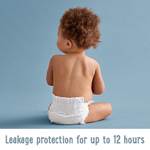Amazon Brand - Mama Bear  Diapers Size 4, 144 Count, White Print (4 packs of 36) - Thumbnail 4