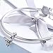 Beauty Bee Charm 925 Sterling Silver Honeybee Crystal Bead for DIY Bracelet or Necklace