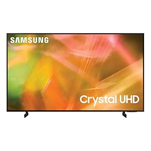 SAMSUNG 43-Inch Class Crystal UHD AU8000 Series – 4K UHD HDR Smart TV with Alexa Built-in (UN43AU8000FXZA, 2021 Model)