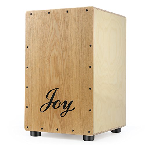 Joy Standard Series Cajon JOY104 with ASH Tapping & Birch Wood Body in Matte Finish, Professional (104)