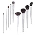 Nestling 9pcs Marble Makeup Brushes Make up Set Foundation Eyebrow Concealer Cosmetic Eyeshadow Brushes Kits