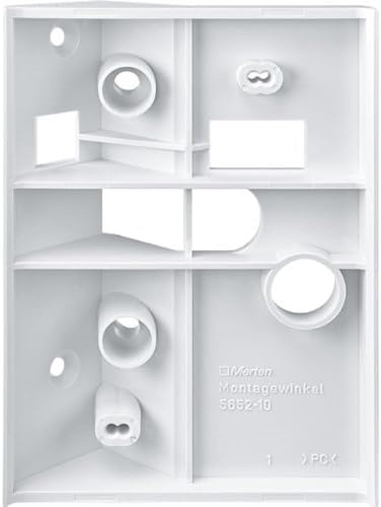 Merten 565291 Montagewinkel, polar white, ARGUS