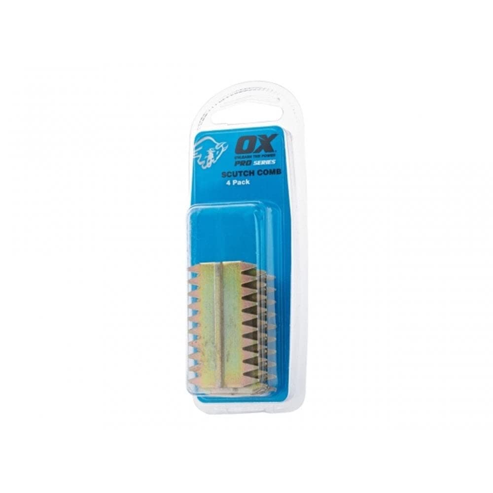 OX Pro 50mm Scutch Combs - 4 Pack