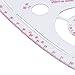 Doober Sleeve Curve Ruler Measure Plastic for Sewing Dressmaking Tailor Drawing Tool