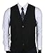 Ruth&Boaz Men's 2Pockets 4Buttons Business Tailored Collar Suit Vest