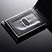 Alpine Swiss Mens Leather Wallet 2-In-1 Bifold Flip up Removable Card Case Black