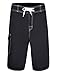 Nonwe Men's Summer Swimming Wear Board Shorts Casual Beach Shorts Black 36