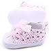 Weixinbuy Baby Girl's Floral Prewalker Soft Sole Ribbon Non-slip Sneaker SZ11