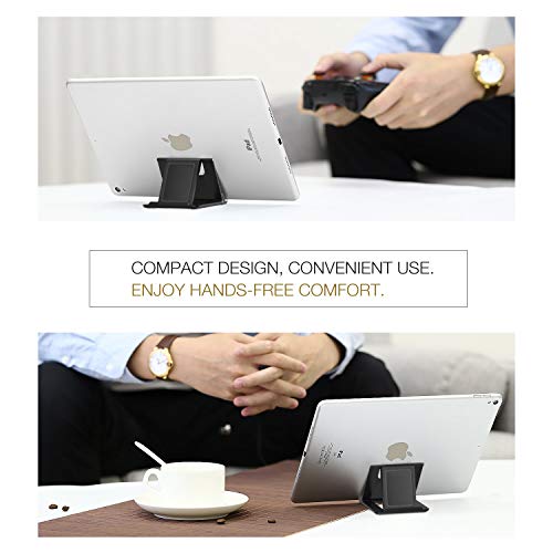 Cell Phone Stand Holder, Tonyhoney Universal Foldable Multi-Angle Desktop Mobile Holder 2 Pack Compatible with Tablet iPhone X/6/7/8Plus and Samsung Galaxy s6 s7 s8 S9 (Black&White)