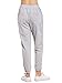 SweatyRocks Women's French Terry Jogger Pants Elastic Cuff Pocket Sweatpants