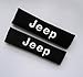 Harshiono Shoulder Pad Pads Jeep Seat Belt Seat Belt Cover Embroidered a Pair Black