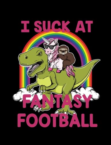 I Suck At Fantasy Football: Fantasy Football Green Red Yellow Pink 2019 Calendar Weekly Planner To D by That Random Gifts Chick