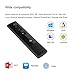 Doosl Wireless Presenter, 2.4GHz Rechargeable Powerpoint Remote Control PPT Clicker Presentation Pointer Pen - Black