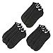 Nike Performance Moisture Wicking Low Cut Socks 6 Pair - Shoe Size: 8-12 - Black