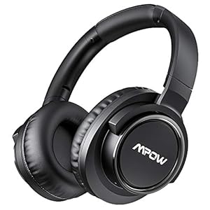 Mpow-H18-50Hrs-Noise-Cancelling-Headphones-Hi-Fi-Deep-Bass-Bluetooth-Headphones-Over-Ear-Foldable-Headset-with-CVC60-Mic-Memory-Foam-Ear-Cups-Wireless-and-Wired-for-Cellphone-PC-TV-Travel-Work Mpow H18 50Hrs Noise Cancelling Headphones, Hi-Fi Deep Bass Bluetooth Headphones Over Ear, Foldable Headset with CVC6.0…
