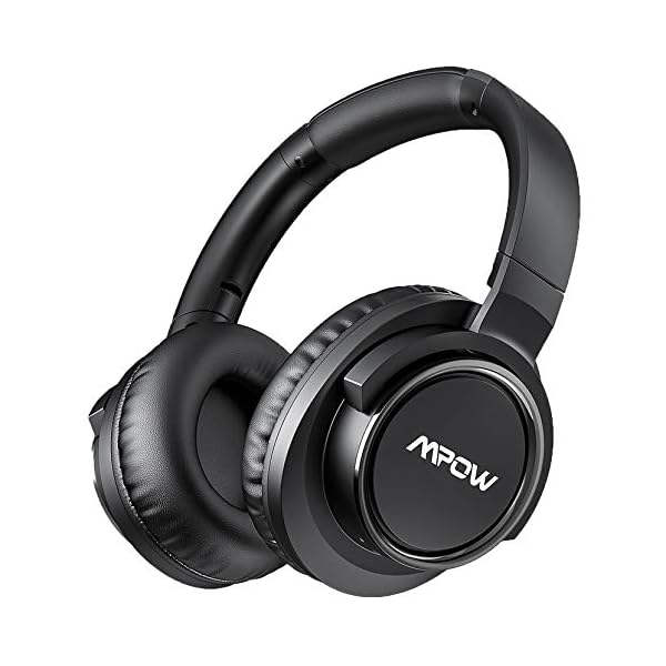 Mpow-H18-50Hrs-Noise-Cancelling-Headphones-Hi-Fi-Deep-Bass-Bluetooth-Headphones-Over-Ear-Foldable-Headset-with-CVC60-Mic-Memory-Foam-Ear-Cups-Wireless-and-Wired-for-Cellphone-PC-TV-Travel-Work Mpow H18 50Hrs Noise Cancelling Headphones, Hi-Fi Deep Bass Bluetooth Headphones Over Ear, Foldable Headset with CVC6.0…
