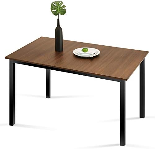 Dining Table Rectangular Kitchen Table Modern Table Desk Computer Desk Office Conference Desk Table,Brown(Table Only)