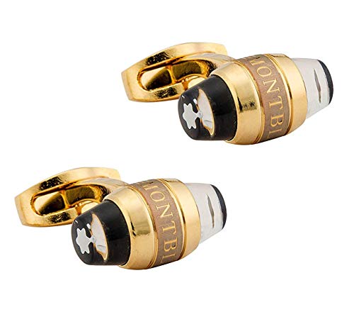 Zivom® German Luxury Star Flower 18K Gold Brass Office Formal Shirt Blazer Cufflink Pair Men Gift Box