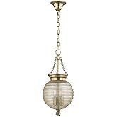 Hudson Valley Lighting Coolidge - Three Light Pendant - 10 Inches Wide by 21 Inches High-Aged Brass Finish -Traditional Insta