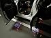 BAILONGJU 2pcs LED Car door courtesy laser projector Logo Ghost Shadow Light compatible with Mercedes Benz E A B C ML Class w212 w166 w176